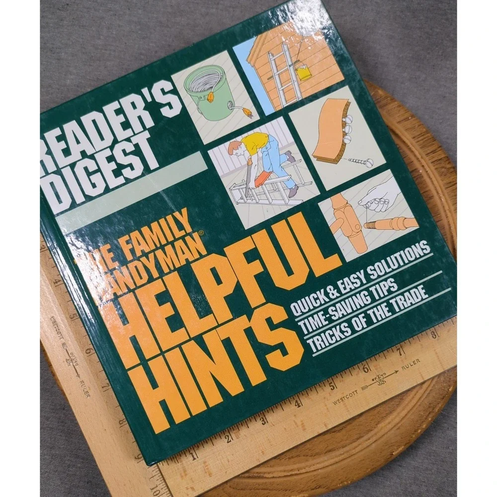 1995 Readers Digest The Family‎ Handyman Helpful Hints Vintage Hardcover